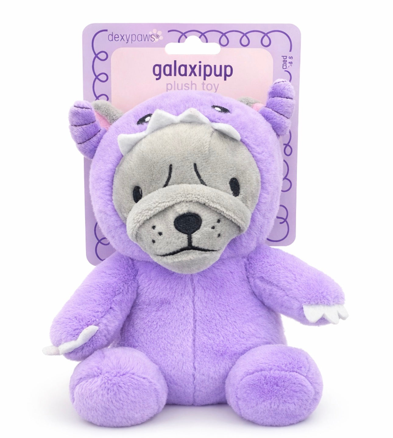GalaxyPup Plush Toy – Ultra Soft Frenchie-Friendly Cuddle Toy (Purple Edition)